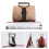 Adjustable Luggage Straps for Suitcases 6pcs Elastic Travel Belt with Rustproof Lock and Secure Closure 3