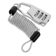 Heavy Duty Combination Cable Lock for Luggage and Travel, Keyless CutResistant Steel Security