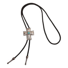 (ten) Western Cowboy Bolo Tie Flower Necktie Necklace Costume for Sweater American Bolo Tie Western Jewelry