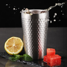 2pcs 304 Stainless Steel Pint Cup 260ml/300ml