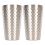 2pcs 450ML Double-Wall Hammered Cup, 8.5x13.6cm 3
