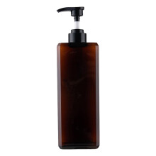 Brown Kitchen Soap Dispenser 1000ml, Large Capacity Refillable for Bathroom and Sink