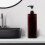 Brown Kitchen Soap Dispenser 1000ml, Large Capacity Refillable for Bathroom and Sink 2