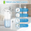 Automatic Foaming Soap Dispenser with Smart Sensor, Timer, 4Level Control, 13.5oz Wall Mounted Touchless Refillable for Bathroom Kitchen 4