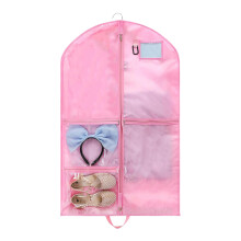 Dance Garment Bag with Six Pockets and FullLength Zipper for Kids Dance Costumes Competitions