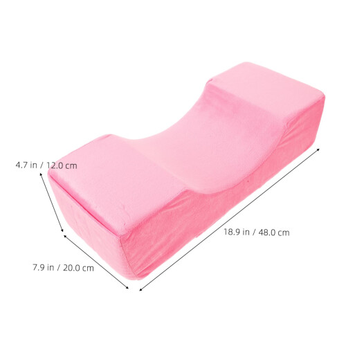 Ergonomic Memory Foam Eyelash Extension Pillow for Salon, Comfortable Neck Support Lash Bed Pillow 1