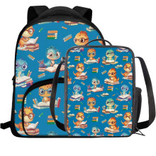 Kids Dinosaur Backpack with Insulated Lunch Box Set, 12 Inch Preschool Boys Toddler School Bag