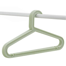 (The Nordic Green) 10 Pack Standard Pp Hanger Lightweight Shirt Hanger For Everyday Use