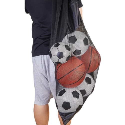 Mesh Ball Bag Large Capacity S Drawstring Strap 2