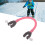 Ski Tip Connector PP Latex Screws - Pink 4