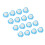 Toilet Brush Head Replacements 16 Pack Water Soluble Disposable Bathroom Use 1