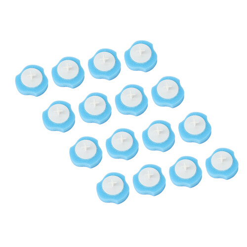 Toilet Brush Head Replacements 16 Pack Water Soluble Disposable Bathroom Use