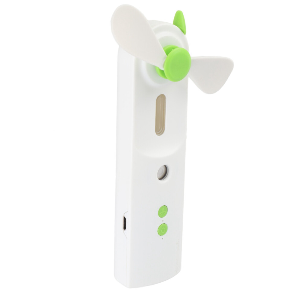 Handheld Portable Misting Fan 30ml 400mAh Green