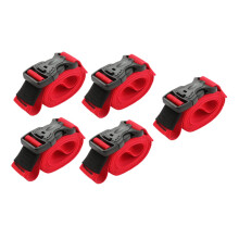 5pcs Heavy Duty Nylon Tie Down Straps with Quick‑Release Buckle for Outdoor Cargo and Luggage