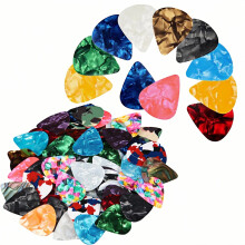 Guitar Picks Set 60 Pack with Storage Box, Three Thickness Options for Acoustic Electric Bass Ukulele