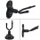 2Pcs Violin Wall Mount Set, Durable Iron Viola Hanger with Rubber Padding for Home Studio Display 5