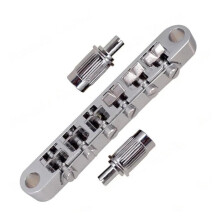Electric Guitar Bridge and Tailpiece Set for Les Paul Style, Enhanced Tone Sustain, Durable Metal