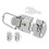Heavy Duty Suitcase Latch Replacement Set Metal Toggle Lock for Luggage Toolboxes Storage Cases Antitheft Design 1