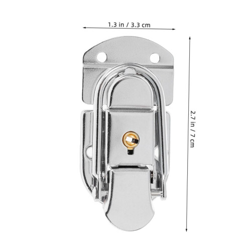 Heavy Duty Suitcase Latch Replacement Set Metal Toggle Lock for Luggage Toolboxes Storage Cases Antitheft Design 1