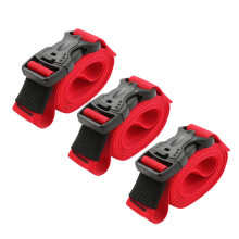 3pcs Adjustable Luggage Straps with Quick‑Release Buckle Heavy‑Duty Nylon Tie Down for Travel and Cargo