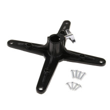 Metal Drum Throne Tripod Base with AntiSlip Rubber Feet, Stable and Durable Replacement for Drum Set