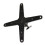 Metal Drum Throne Tripod Base with AntiSlip Rubber Feet, Stable and Durable Replacement for Drum Set 3
