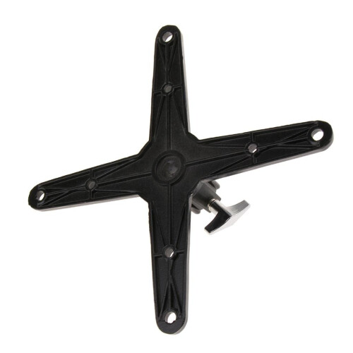 Metal Drum Throne Tripod Base with AntiSlip Rubber Feet, Stable and Durable Replacement for Drum Set 2