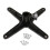 Metal Drum Throne Tripod Base with AntiSlip Rubber Feet, Stable and Durable Replacement for Drum Set 4