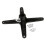 Metal Drum Throne Tripod Base with AntiSlip Rubber Feet, Stable and Durable Replacement for Drum Set 5