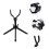 Folding Alto Saxophone Stand with Secure Support, Compact Design, Black Holder for Home and Stage 5