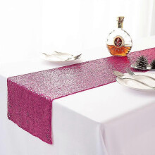 (30x250cm, rose Red) Table Runner "gold Sequin Tablecloth Table Tape"