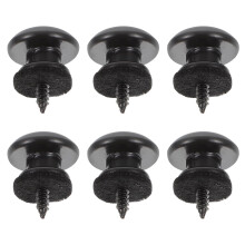 6Pcs Guitar Strap Lock and Ukulele Strap Button Set Secure Strap Fixation Easy Installation