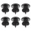 6Pcs Guitar Strap Lock and Ukulele Strap Button Set Secure Strap Fixation Easy Installation 1