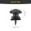 6Pcs Guitar Strap Lock and Ukulele Strap Button Set Secure Strap Fixation Easy Installation 2
