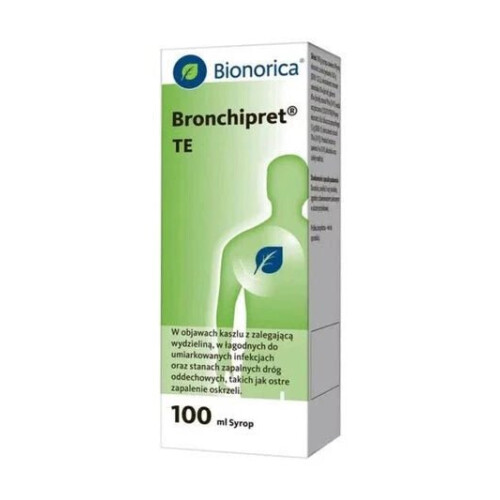 Bronchipret Forte – Thyme & Ivy Leaf Herbal Cough & Bronchitis Oral Solution – 50ml