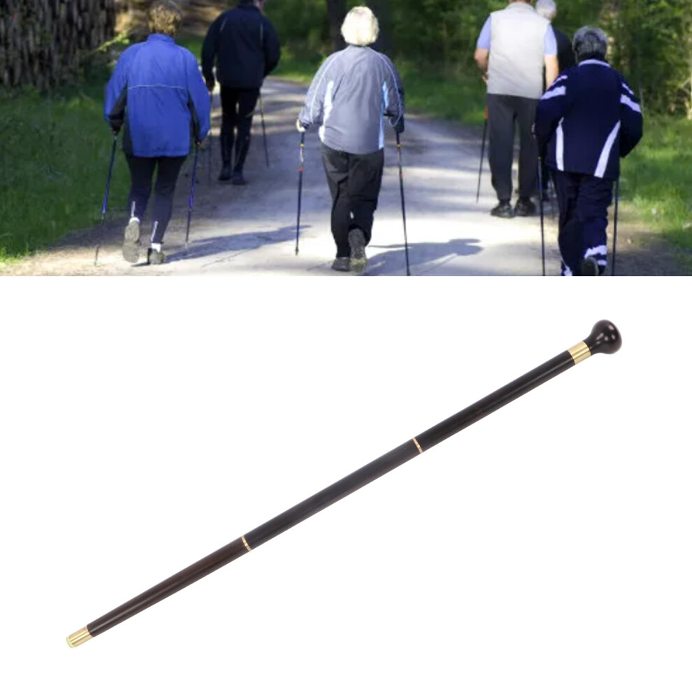 African Blackwood Detachable Round-Grip Cane 88 cm