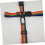 2m Lockable Luggage Strap with 3‑Dial Combination Lock, Durable Cross Belt for Easy Identification Rainbow 2