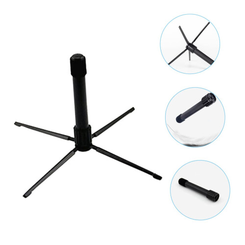Portable Folding Flute Stand with Stable NonSlip Support, Compact Display Holder for Home and Studio 1
