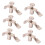 6pcs Erhu Fine Tuners Stainless Steel Precision Micro Adjustment Set for String Instruments 1