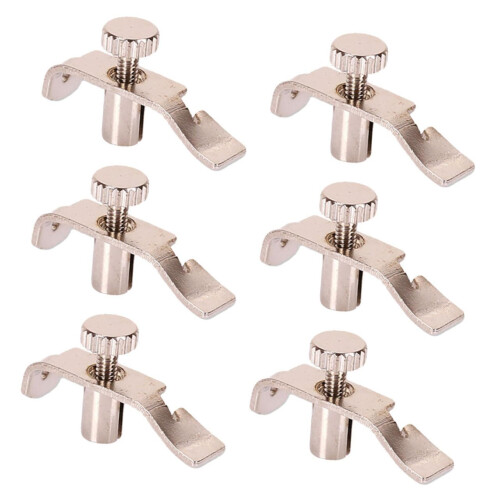 6pcs Erhu Fine Tuners Stainless Steel Precision Micro Adjustment Set for String Instruments