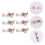6pcs Erhu Fine Tuners Stainless Steel Precision Micro Adjustment Set for String Instruments 5