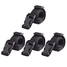 4pcs Adjustable Luggage Straps with Quick Release Buckle, Durable Anti‑Slip Belt for Secure Travel