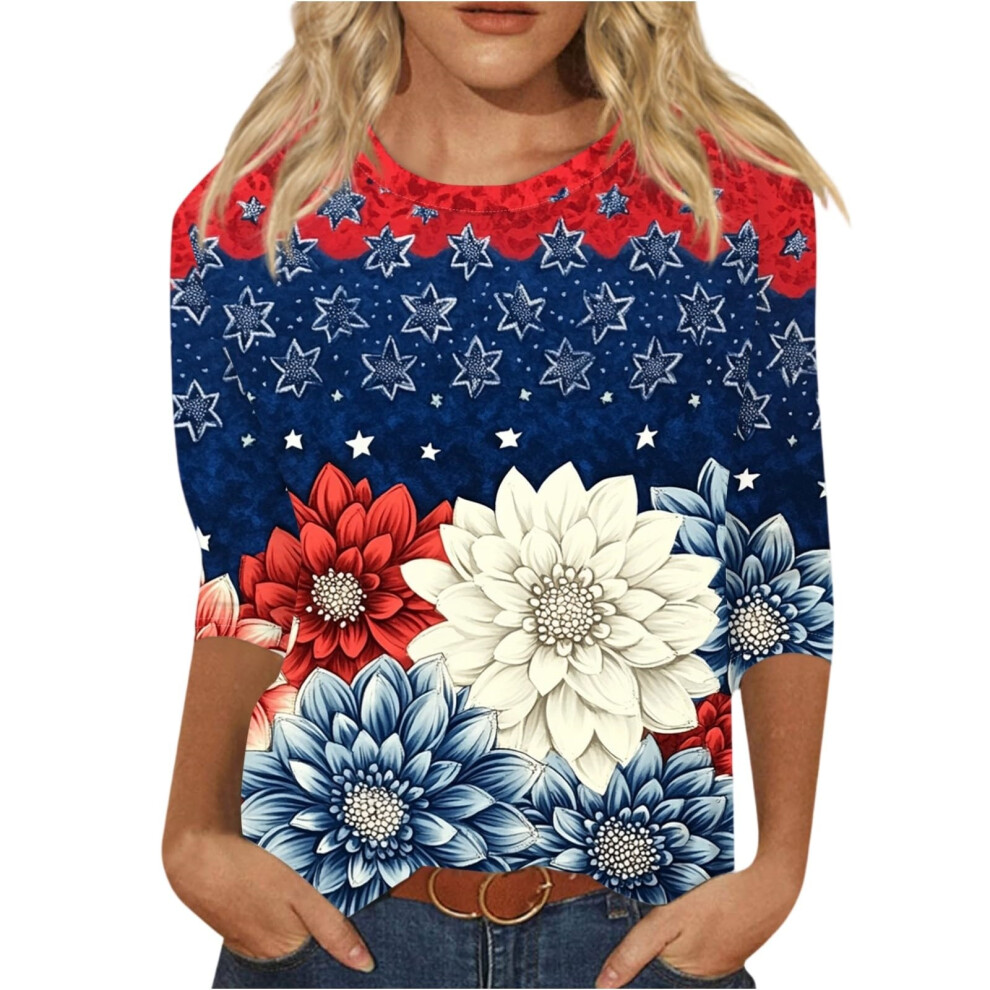 Patriotic  250 Shirt Anniversary  Shirt Women 250th-Multi L
