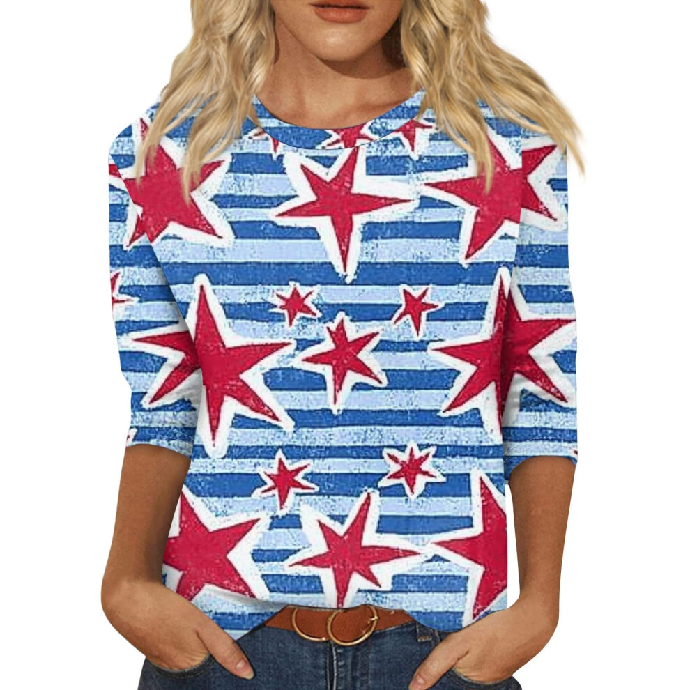 Patriotic  250 Shirt Anniversary  Shirt Women 250th-Blue S