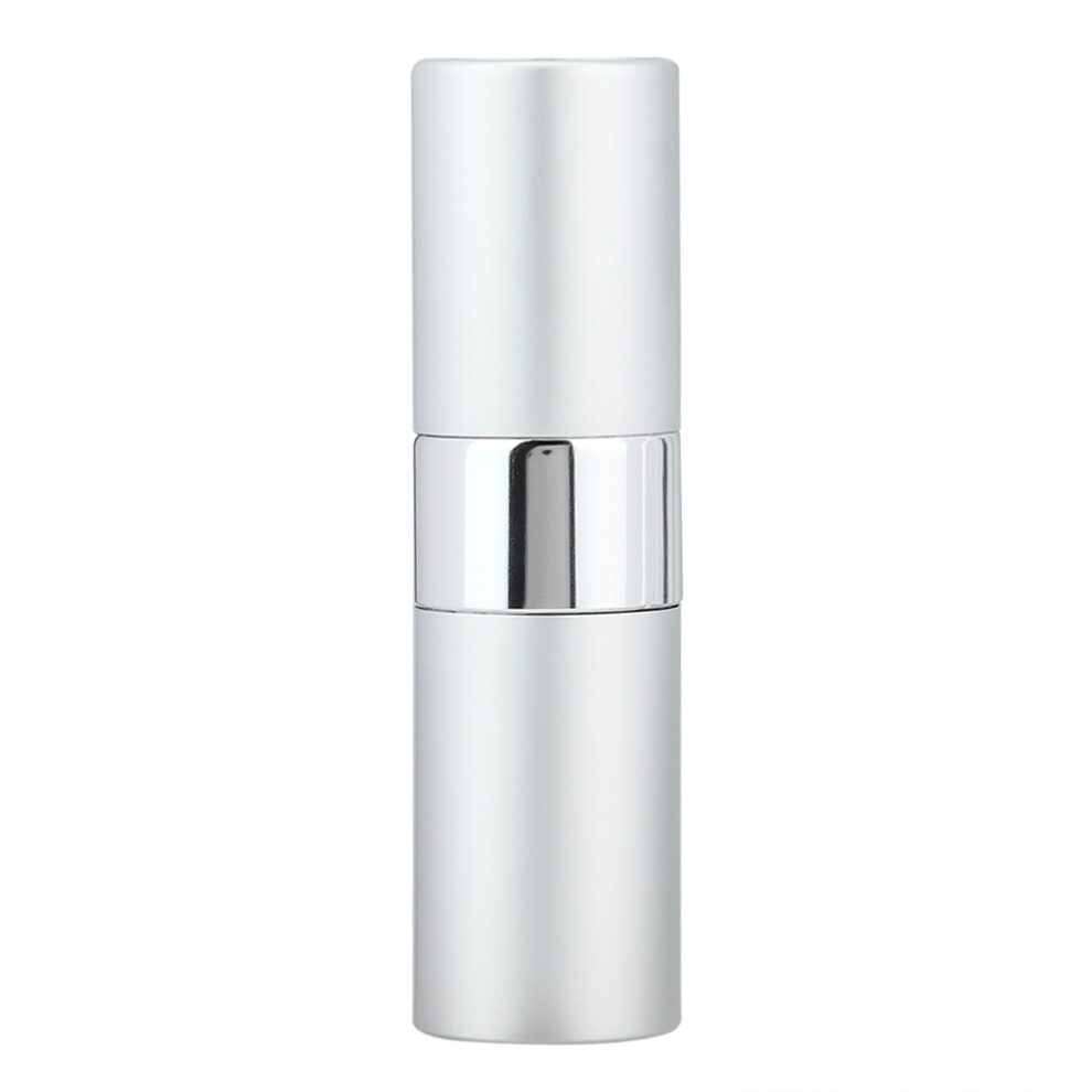 Silver 15Ml Perfume Refill Bottle Atomizer Compact Spray For Travel Use