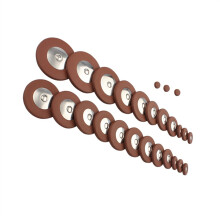 Alto Saxophone Leather Pads Set for Sound Hole Gasket Replacement, Refined Finish Accessories