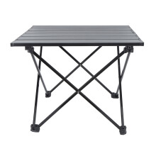 Aluminium Folding Camp Table 41x35x30 cm Silver