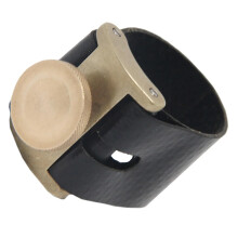 Saxophone Ligature 2Pcs Alto Sax Mouthpiece Ligature Fastener Clip Parts for Saxophone Rubber Mouthpiece