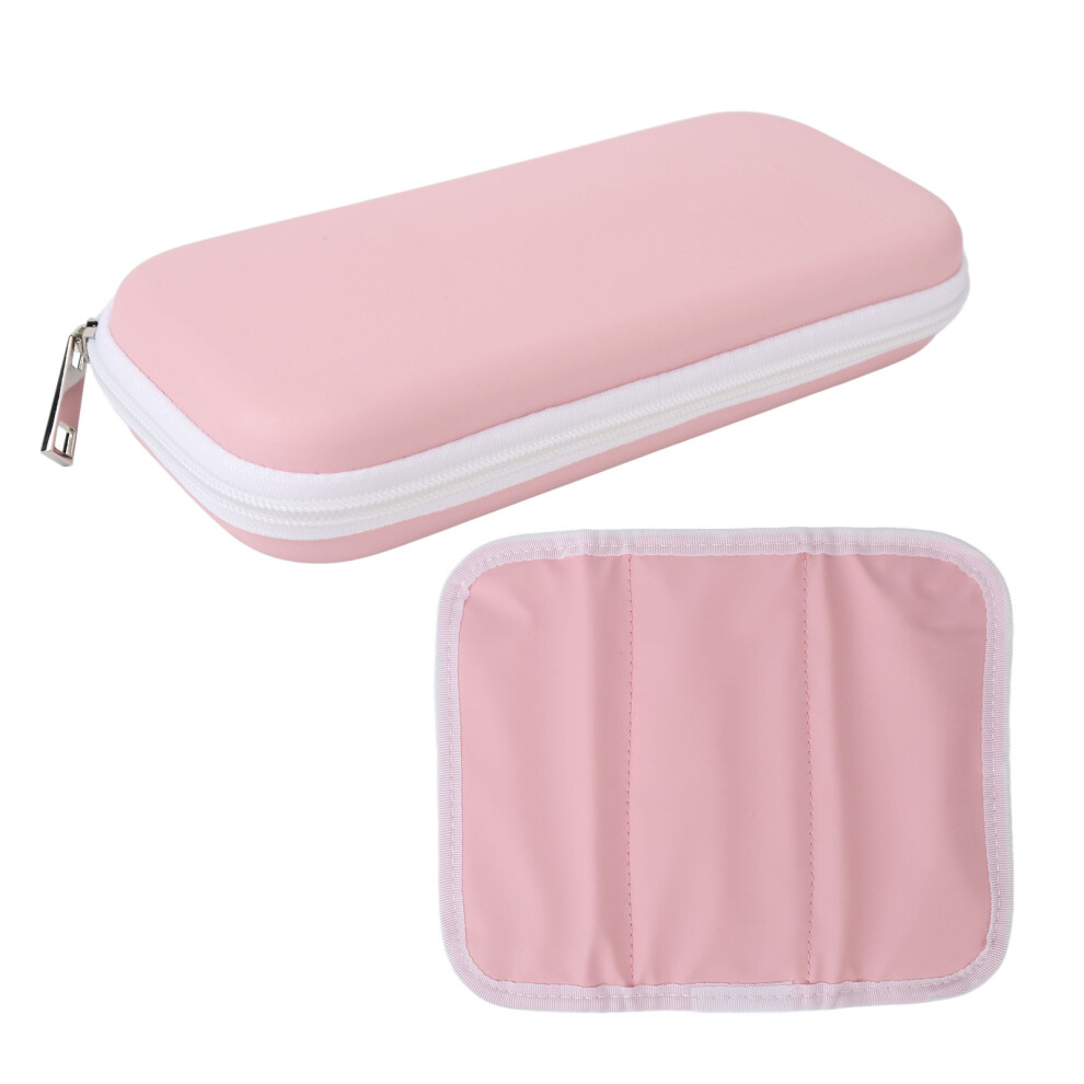 Pink Insulin Cooler Case With Liner And Ice Pack