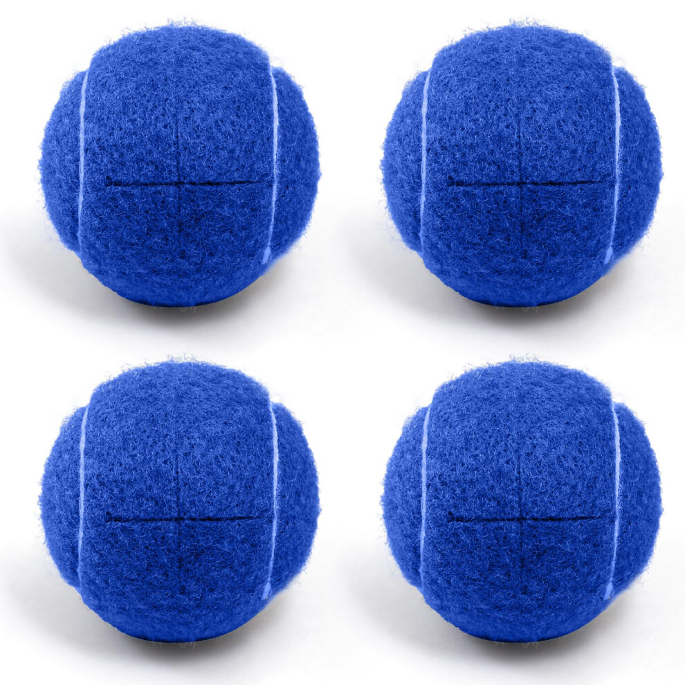4Pcs Precut Walker Tennis Balls Blue, Noise Reduction Design, Floor Protection, Durable Glide Balls 9330225358930